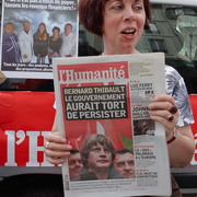 Manifestation à Paris pour la sauvegarde du régime retraite