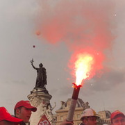 Contre le CPE à Paris le 04 avril 2006