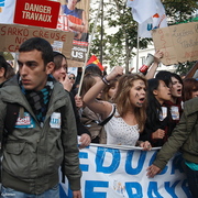 Manif du 16 octobre 2010 à Paris contre la réforme des retraites