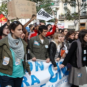 Manif du 16 octobre 2010 à Paris contre la réforme des retraites