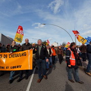 Contre la réforme des retraites à CHERBOURG