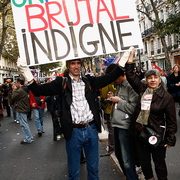 Manif retraites 28 octobre 2010 à Paris