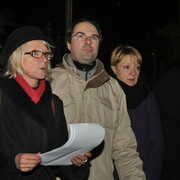 Rassemblement pour un moratoire sur l'utilisation du Taser à Colombes (1er décembre 2010)