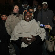 Rassemblement pour un moratoire sur l'utilisation du Taser à Colombes (1er décembre 2010)