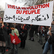 Manif Tunisie à Paris 15/01/2011