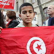 Manif Tunisie à Paris 15/01/2011