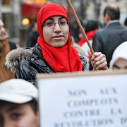 Manif Tunisie à Paris 15/01/2011