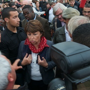Martine Aubry dans la fête