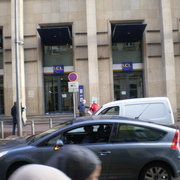 Blocage du centre-ville de Rouen le 26/01/2012