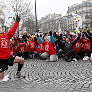 SNEP, le syndicat FSU des profs d'EPS. Le Aka revendicatif.