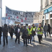 manif éducation samedi 4 fev 2012 au Mans( sarthe)