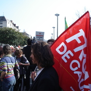 Manifestation contre l'Ayrault port ND des Landes