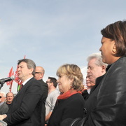 melenchon avec lec cheminots 220312