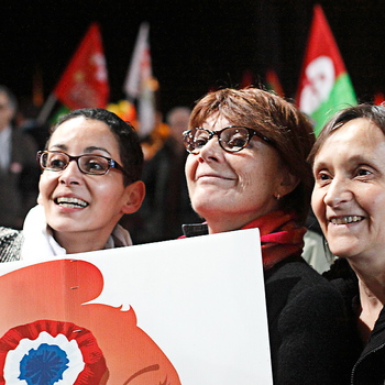 Meeting front de Gauche Porte de Versailles
