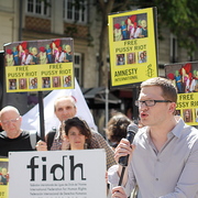 Rassemblement pour les Pussy Riots