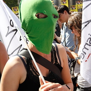 Rassemblement pour les Pussy Riots