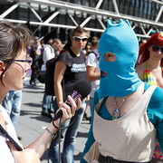 Rassemblement pour les Pussy Riots