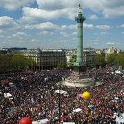 Bastille vue de ciel