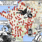 en avant pour le 9 mars