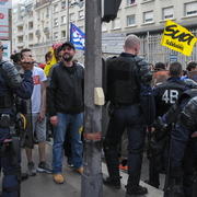 Manif sauvage gare de Lyon