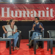 Audrey Pulvar à l'Agora de l'Humanité