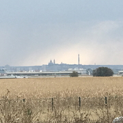 vue sur Paris du Triangle de Gonesse