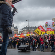Rassemblement place d'Italiue