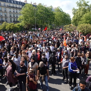 foule manifestante