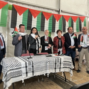 Inauguration du stand de la Mission Palestine en France
