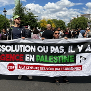 Non à la dissolution d'Urgence Palestine