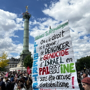 dénoncer le génocide en Israel