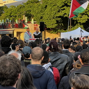 Salah Hamouri et Raphaël Arnault